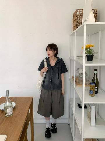 Hakan Vintage Cargo Bermuda Pants